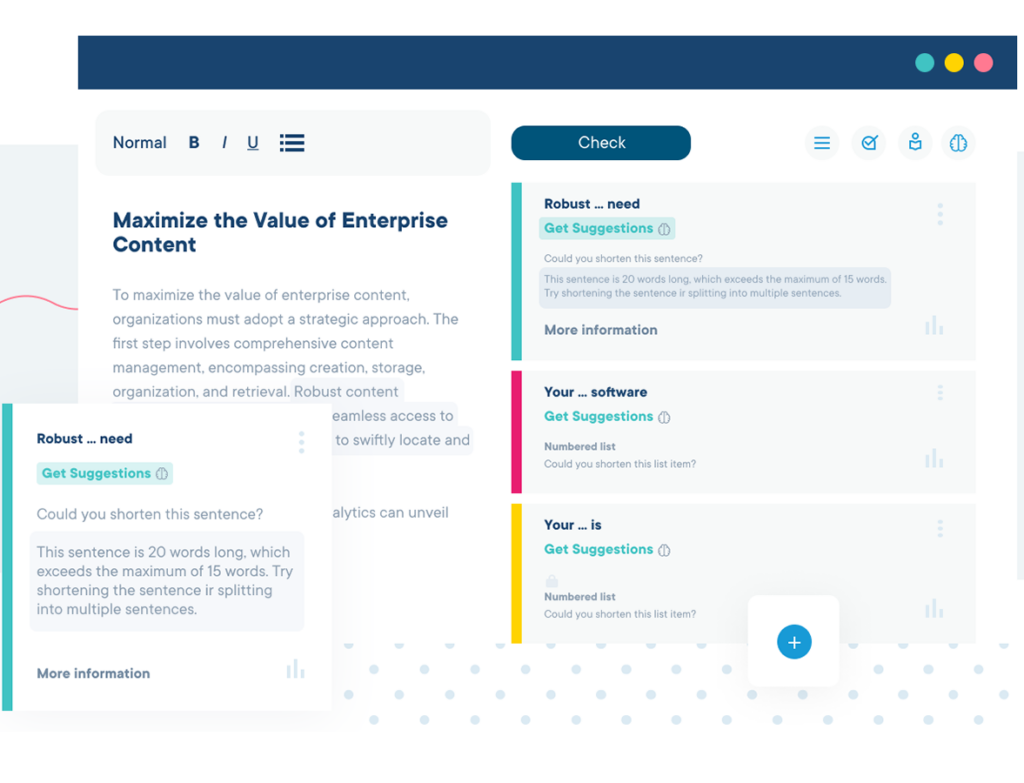 A visualization of Acrolinx.